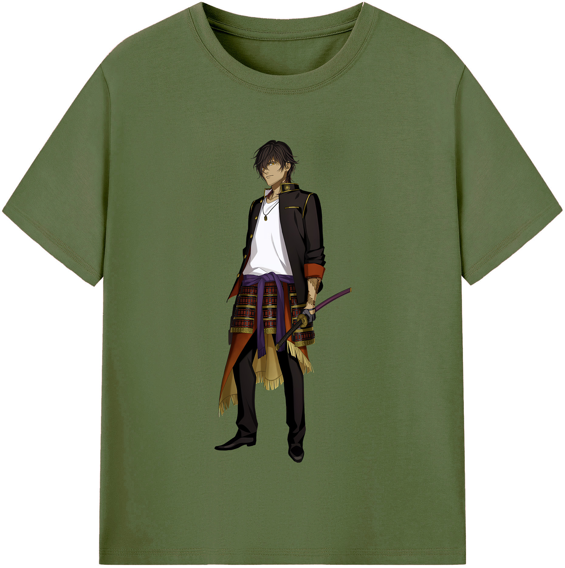 （画像用） 刀剣乱舞 Touken Ranbu 綿100％半袖Tシャツ（フロントプリント）